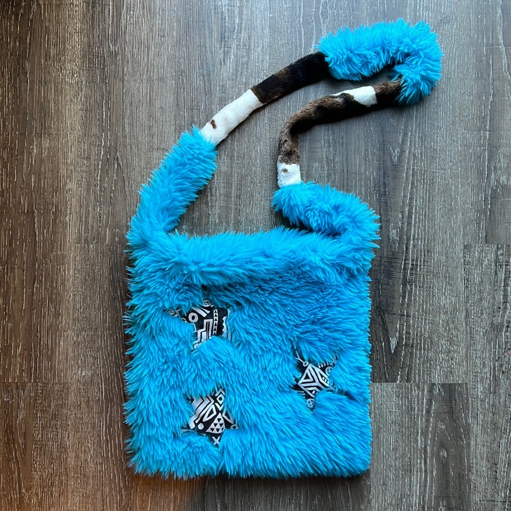 Handmade Faux Fur tote